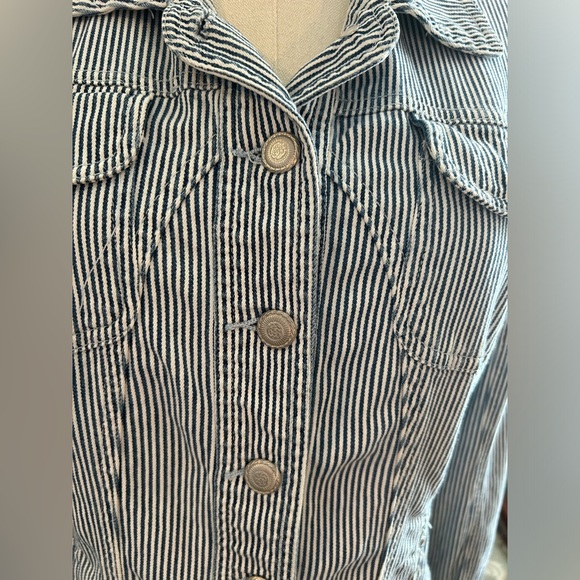 LAL live a Little pin strip denim jacket - Picture 4 of 4